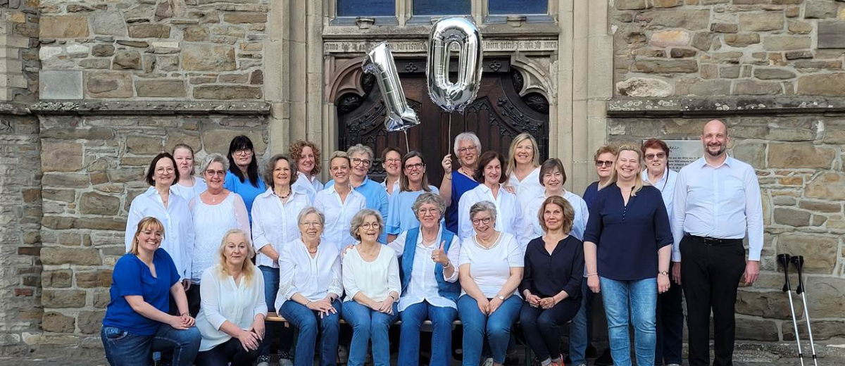 Das Frauenvokalensemble Femme Chorale e.V. der Polizei Krefeld